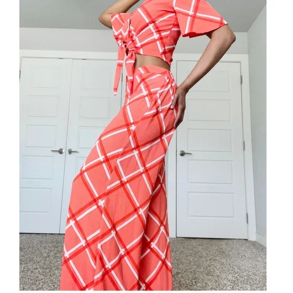 Orange Top and Trouser Set - Picture 4 of 6